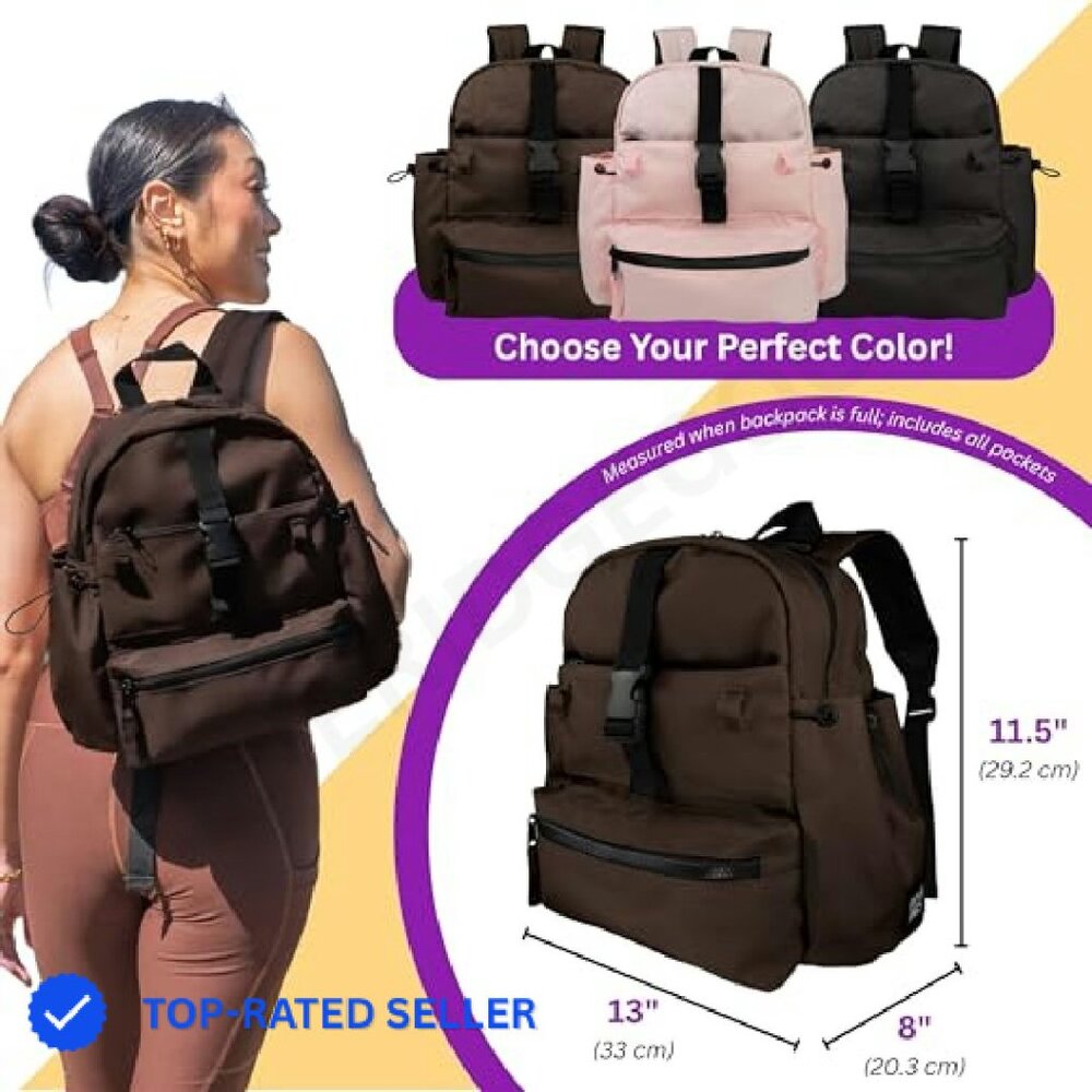 Mini Backpack Daypack Lightweight Adjustable Stra… - image 7